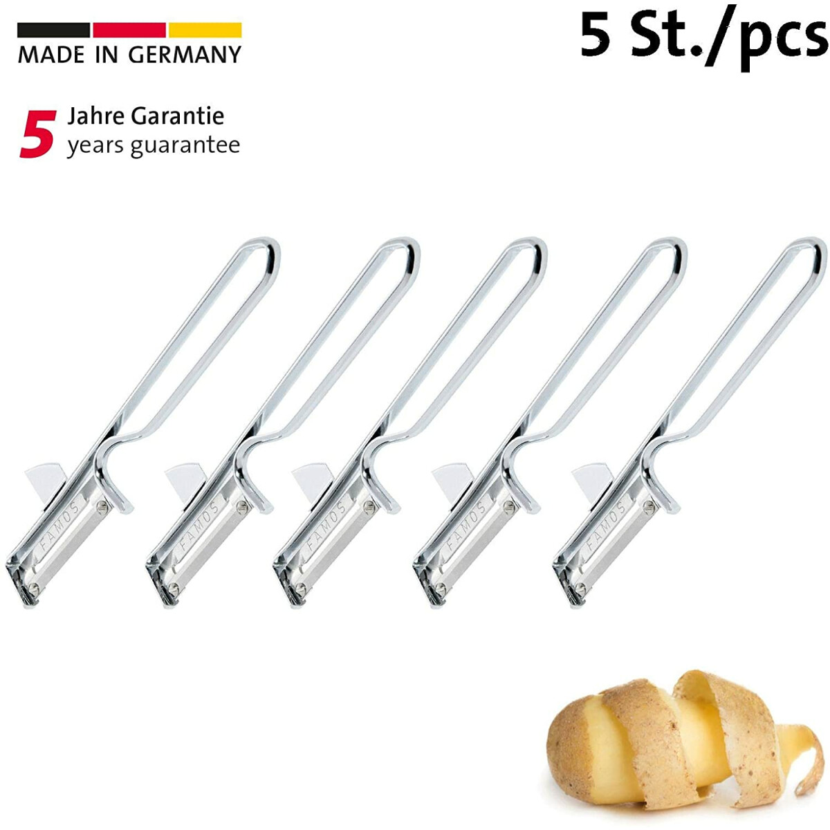 Westmark Universal-Sparschäler/Pendelschäler mit g