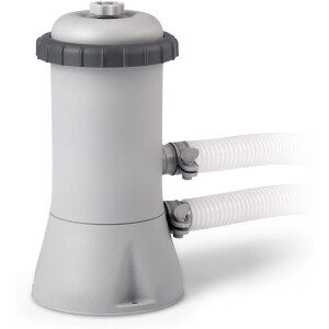 Intex 28638 Krystal Clear Cartridge Filter Pump - Pool Kartuschenfilteranlage, 2.7m³/h