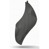Stryve Towell + Light (Iron Grey) Sporthandtuch aus Microfaser, Fitnesshandtuch mit Tasche und Rutschschutz
