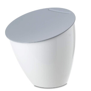 Abfallbehälter Calypso Weiß – 2200 ml – ideal für die Küchenabfälle