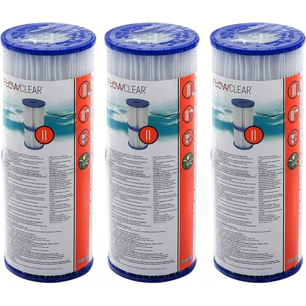 Bestway 58094 Filterkartusche Gr. II - 6er Pack - für Pool Pumpen