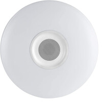 EASYmaxx | LED-Deckenleuchte mit Bluetooth-Lautsprecher | dimmbar | einfarbig oder automatischer Farbwechsel | inklusive Fernbedienung | ideal für stimmungsvolle Beleuchtung und Partys