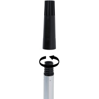 vom Pullach Hof Teleskopstange 6 Meter mit Schraubgewinde und Adapter Aluminiumstange Ausziehbar Teleskop Stange Gewinde