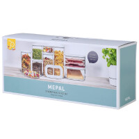 Mepal Vorratsdosen Modula 9-teilig – Geschenk-Set – ideal für die Aufbewahrung von trockenen Lebensmitteln