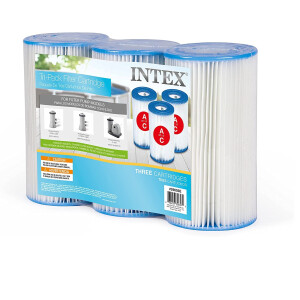 Intex Filterkartusche für Pools, Typ A (Pack of 3)