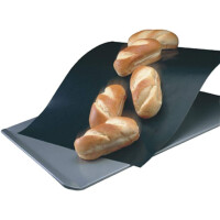 2er Set culinario Dauerbackfolie, 33 x 40 cm, antihaftbeschichtet, bis 260 °C erhitzbar, als Backpapier Ersatz verwendbar