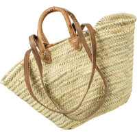 Neustanlo® Einkaufstasche Strandtasche Badetasche Palmtasche (Groß kurzer und Langer Henkel)
