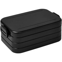 2-tlg. Mepal Take a Break Set – Limited Edition Schwarz / Black Edition – Groß / Klein – Lunchbox mit Trennwand – ideal für Mealprep – spülmaschinenfest, ABS