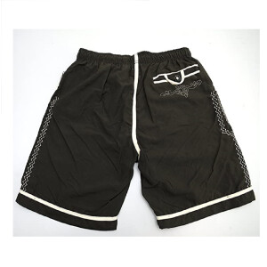 Alpin de Luxe | Badeshort Badehose LEDERHOSE, braun, Größe S