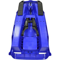 AlpenGaudi | DoubleRace Zweisitzer | Schneebob Blau | 114 x 55 x 28 cm | ideal für zwei Personen | robust & langlebig | perfekter Wintersportspaß