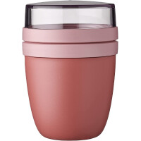 Mepal | Lunchpot Ellipse Vivid mauve | praktischer To Go Becher | geeignet für Tiefkühler, Mikrowelle & Spülmaschine | 500 ml