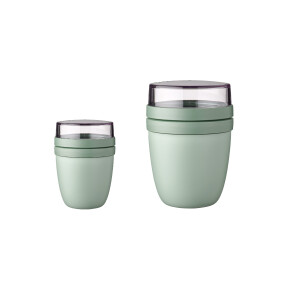 Mepal Lunchpot Duo Pack Ellipse Nordic Sage