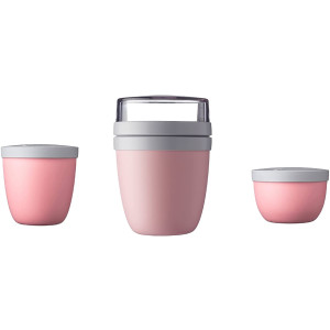 Mepal 3-tlg Snackpot / Lunchpot Set Ellipse Nordic pink...