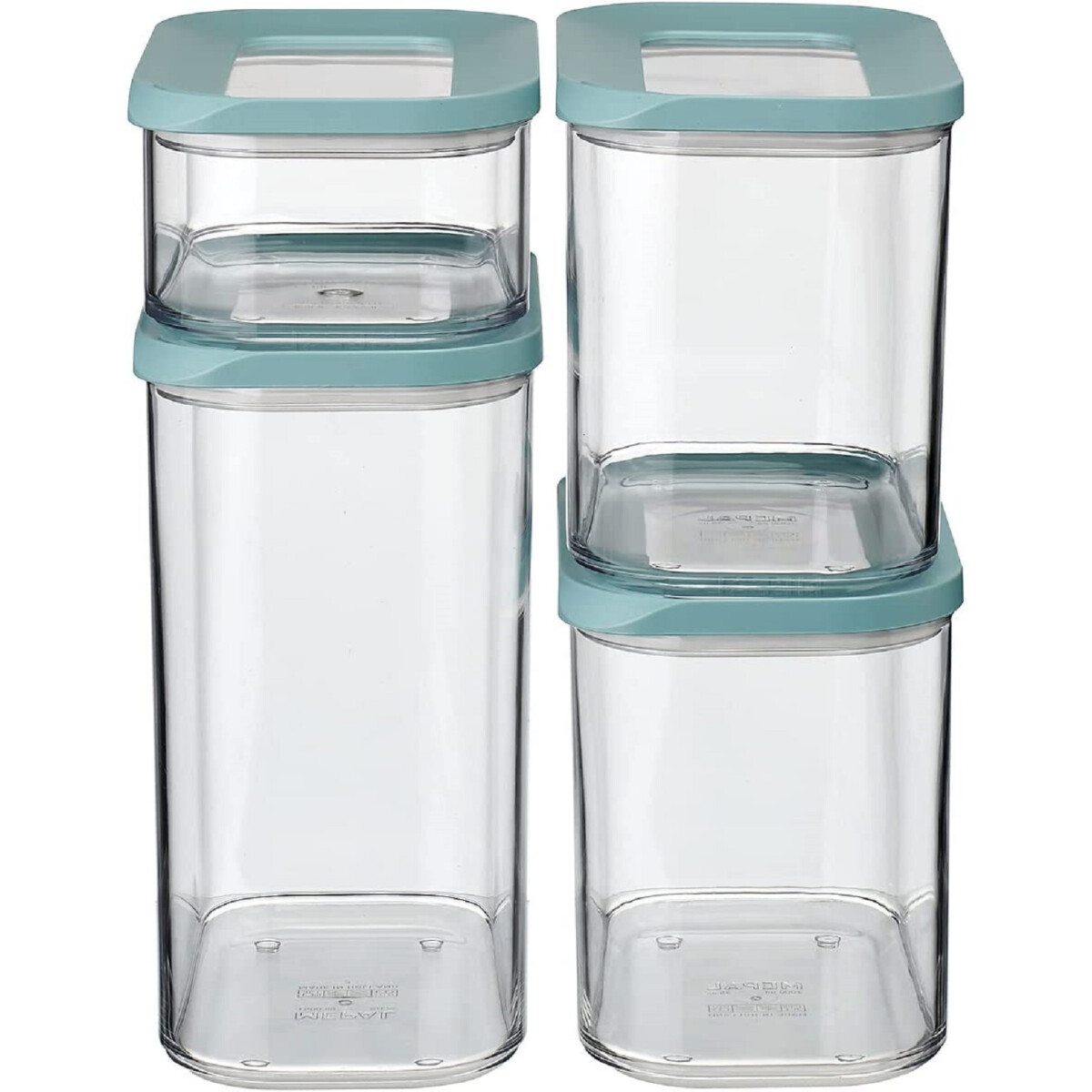 Mepal | Vorratsdosen Set Modula 4-teilig | Nordic green | 2 