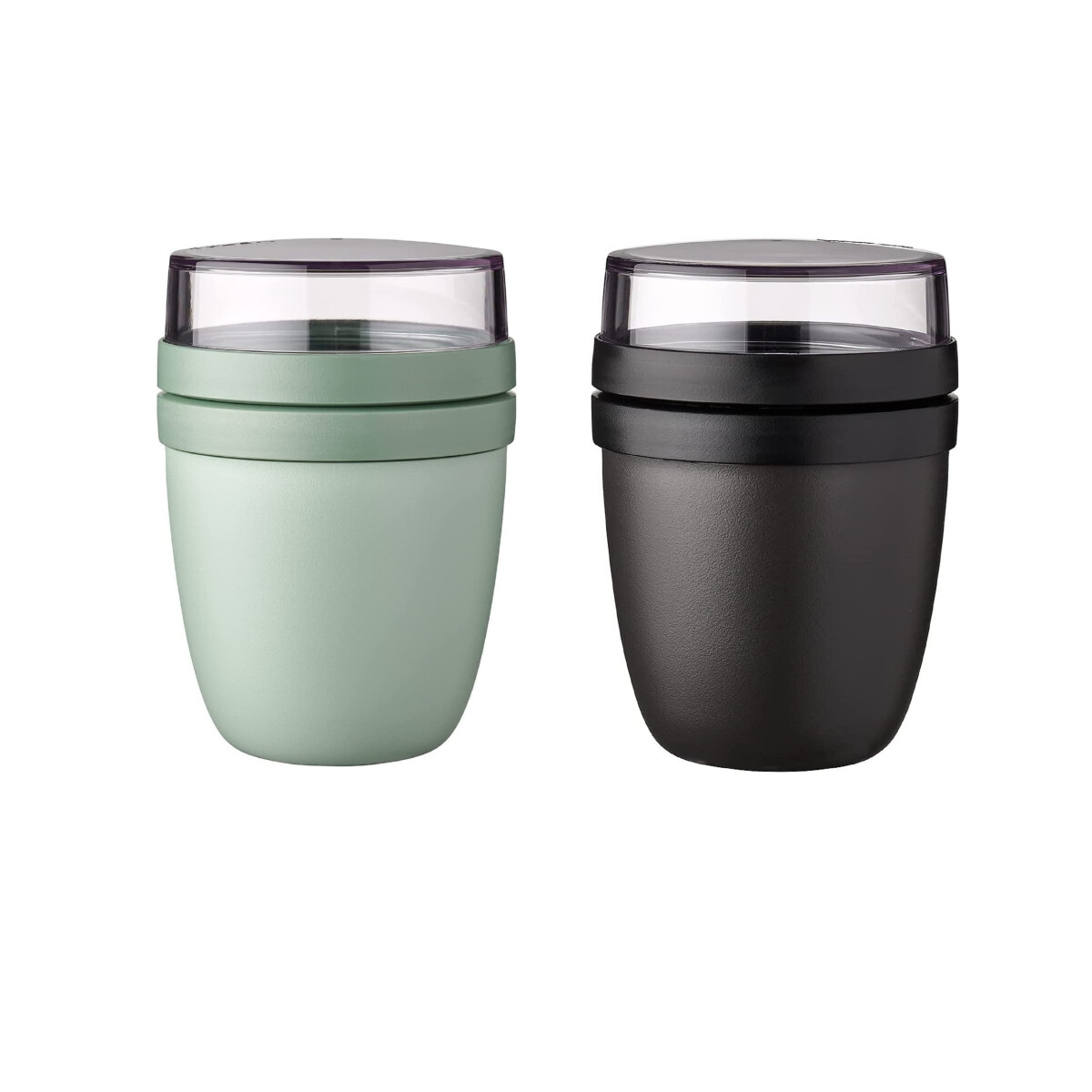 Mepal | Lunchpot Ellipse Mixed | Nordic Sage + Nordic Black 