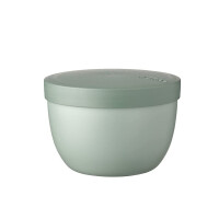 Mepal - Snackpot Ellipse - Praktischer Behälter zur Aufbewahrung & für Transport von Lebensmittel - Tiefkühltauglich - Spülmachinenfest - 350 ml - Nordic sage