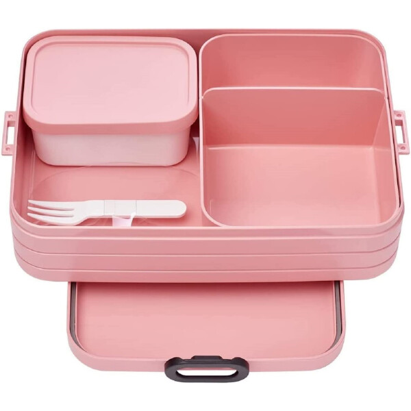 Mepal bento-Lunchbox-take-a-Break-Large, TPE/pp/abs, 0 mm Nordic Pink