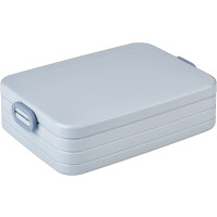 Mepal - Lunchbox Take A break large - Brotdose mit Fächern - Geeignet fur bis zu 8 butterbrote - Ideal für mealprep - 1500 ml - Nordic blue