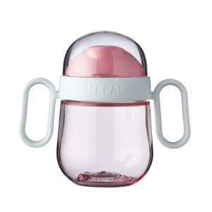 Mepal Mio – Antitropf-Trinklernbecher - deep pink – Trinklernbecher ab 6 Monate – Baby-Trinkbecher – auslaufsicher – spülmaschinengeeignet