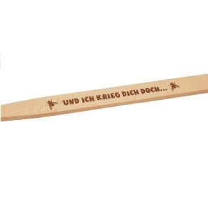 Neustanlo - Fliegenklatsche aus Holz und Leder - mit...