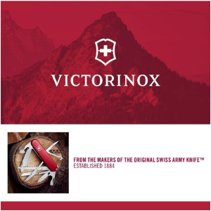 Victorinox - Tourniermesser Starter-Set Swiss Classic Rot  6 cm gebogen + Gemüsemesser 10 cm  ohne Wellenschliff  Gemüsemesser