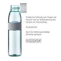 Mepal  Duo Pack Trinkflasche Ellipse Nordic Blue  500 & 700 ml Inhalt  auch für kohlensäurehaltige Getränke  bruchfestes Material - auslaufsicher - Spülmaschinengeeignet