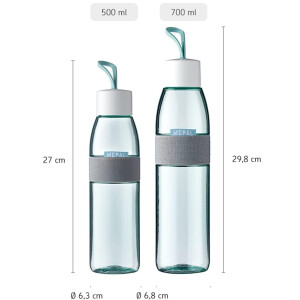 Mepal  Duo Pack Trinkflasche Ellipse Vivid Mauve  500...