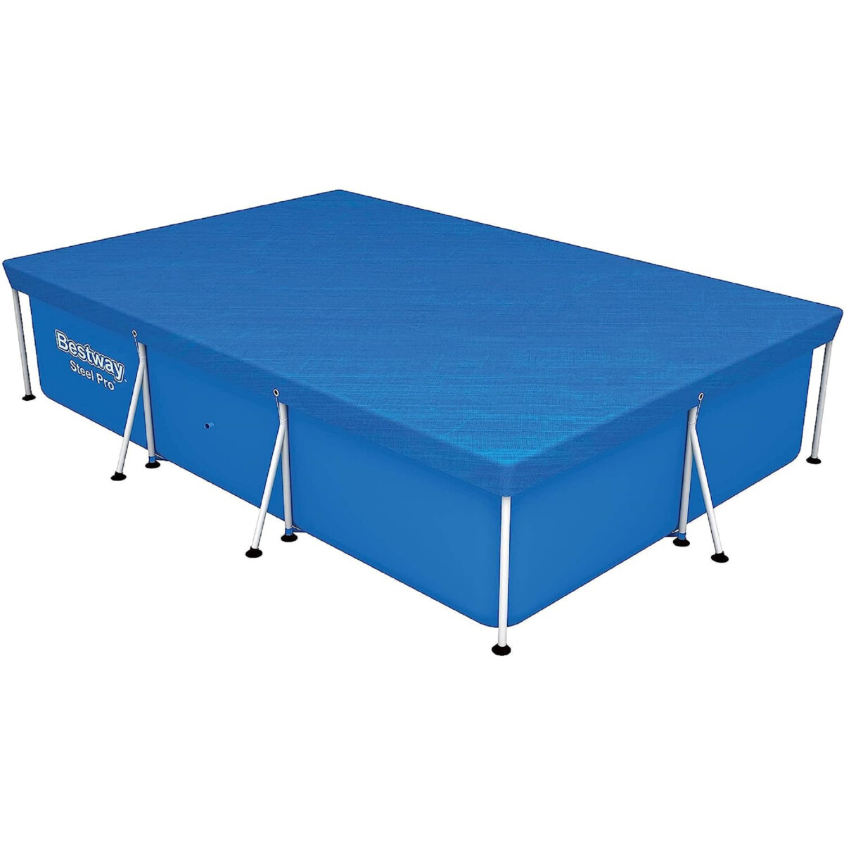 Bestway Flowclear PE-Abdeckplane, 304 x 205 cm, für eck