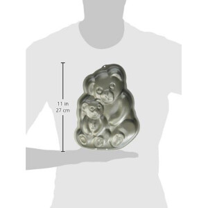 Städter Backform, Metall, grau, 19 x 26 x 6 cm