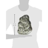 Städter Backform, Metall, grau, 19 x 26 x 6 cm