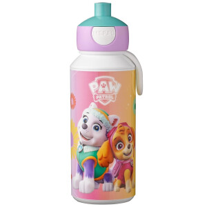 Mepal Trinkflasche Pop-up 400 ml Campus Kinderflasche - Paw Patrol Girls, 107410065397, Bunt