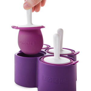 Zoku 4er Silikon-Eisform Lila, ZK116