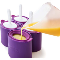 Zoku 4er Silikon-Eisform Lila, ZK116