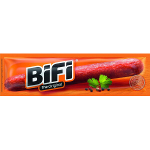 BiFi | Original 40er Pack (40 x 25 g) | Herzhafter Salami Fleischsnack | Geräucherte Mini Wurst | Snack to go
