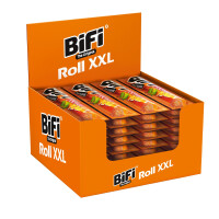 BiFi Roll XXL | 24er Pack | (24 x 70 g) herzhafter Salami Fleischsnack | knuspriger Teigmantel | perfekt für unterwegs