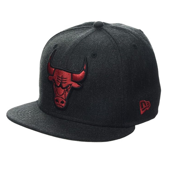 New Era Cap Heather Bold Chibul Hbkhbkotc, Black, 734, 80529568