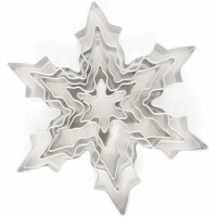 Neustanlo | Eiskristalle Form Ausstechformen Set 3-teilig Multi