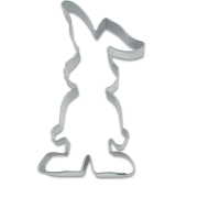 Städter - Premium Ausstechform - Hase stehend 5,5 cm - Einzigartiger Ausstecher - Perfekt für Kreative Backkreationen für Ostern