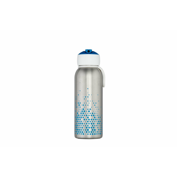Mepal - Thermoflasche Flip-Up Campus - Isolierte Trinkflaschen für Kinder - Edelstahl Thermosflasche - 9 Stunden heiß & 12 Stunden kalt - BPA-frei - 350 ml - Blue