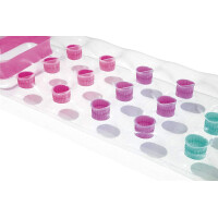 BESTWAY Badematr.Fashion Lounge (Transparent, 188 x 71 cm)