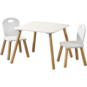 Kesper| Kindertisch mit 2 Stühlen, Material:...