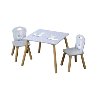 Kesper | Kindertisch mit 2 Stühlen, Material:...