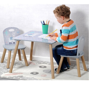 Kesper | Kindertisch mit 2 Stühlen, Material:...