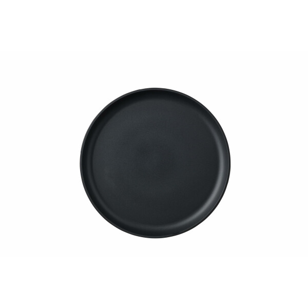 Mepal - Frühstücksteller Silueta - Spülmaschinen- und mikrowellenfest - Kunststoffteller - Essteller - Geschirr - 23 cm - Nordic black