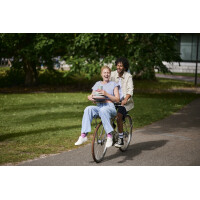 Mepal - Frühstücksteller Silueta - Spülmaschinen- und mikrowellenfest - Kunststoffteller - Essteller - Geschirr - 23 cm - Nordic black