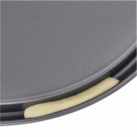 Original Kaiser Inspiration Springform 28 cm rund, Flachboden, runde Backform 28 cm Springform, Kuchenform antihaftbeschichtet, auslaufsicher