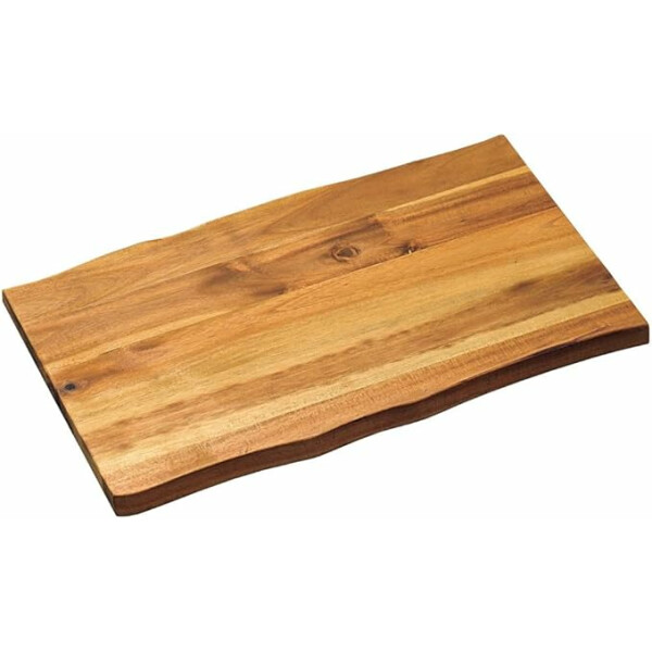 2 Stück Kesper Schneid- & Servierbrett aus Akazienholz, 45 x 27 x 2 cm, Servierplatte, FSC-zertifiziert