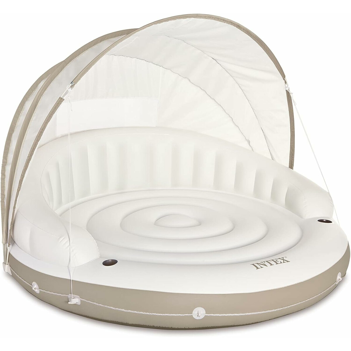 Intex Luxus-Inselbett mit Sonnendach 199x150 cm