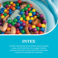 Intex 49600NP - Fun Ballz, Durchmesser 8 cm, 100 Stück, Polypack