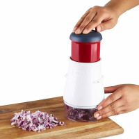 Zyliss E10402 Gemüsehacker, Einheitsgröße, Weiß, Rot